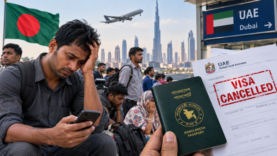 UAE cancels visas of around 4,800 Bangladeshis, leaving many unable to return